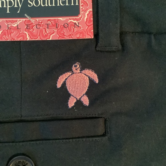Simply Southern Shorts Navy Size 0 New - Picture 4 of 11